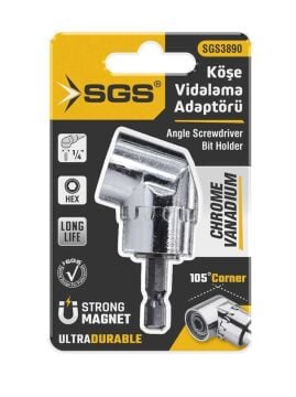 SGS3890 - Kısa 1/4 Köşe Vidalama Adaptörü