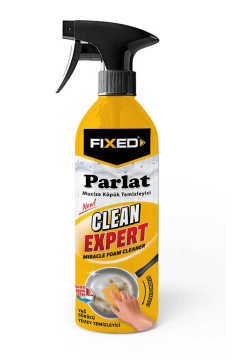 Fixed F2501 Sıvı Parlat Temizleme Spreyi 500 ML ( Mutfak, Ocak, Lavabo, Banyo Yüzey Temizleyici)