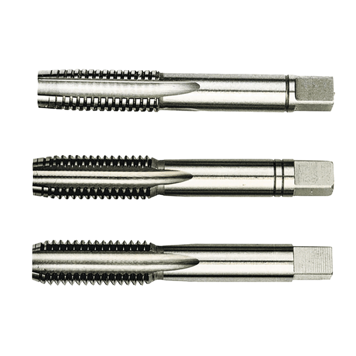 DIN 351 3 Parçalı Takım - Whitworth - HSS El Kılavuzları  BSW 1/2'' x 12