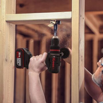 Kress KUC33.1 20Volt/5.0Ah Li-ion 95Nm Çift Akülü Kömürsüz Profesyonel Şarjlı Darbeli Matkap