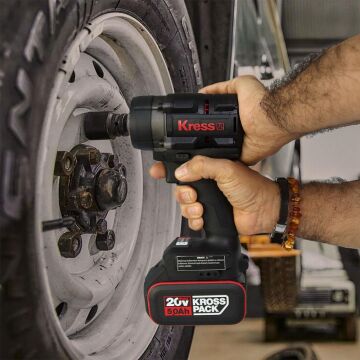 Kress KH276.91 20Volt 700/850Nm Kömürsüz Profesyonel Şarjlı Somun Sıkma (Akü Dahil Değildir)