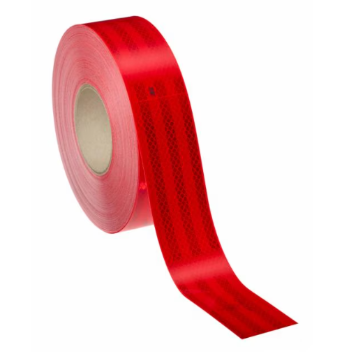 3M 983-10 Kırmızı Reflektif Şerit Bant 53.5mm x 50 Metre - Sert Zemin