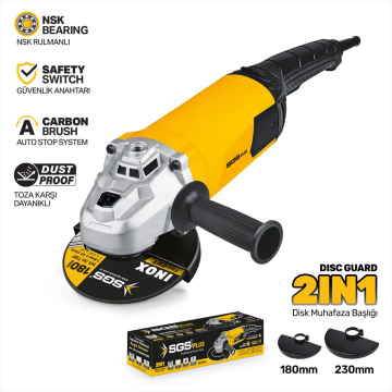 SGS5040 - 180-230mm ENDÜSTRİYEL TAŞLAMA MAKİNESİ 3000 WATT - PROFESYONEL