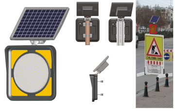 HİPAŞ 11850 FLS Güneş Enerjili Led'li Flaşör Lamba