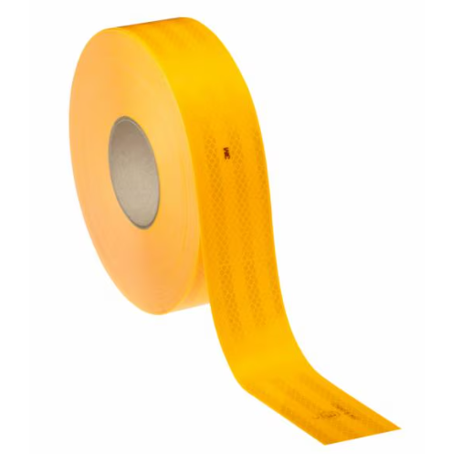 3M 983-10 Sarı Reflektif Şerit Bant 53.5mm x 50 Metre - Sert Zemin