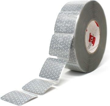 ORAFOL VC 104 - Beyaz Parçalı Reflektif Şerit - Branda ve Esnek Yüzeyler İçin Parçalı - Tüvtürk Onaylı