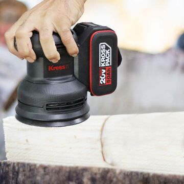 Kress KUD20.9 20Volt 125mm Kömürsüz Profesyonel Devir Ayarlı Eksantrik Zımpara (Akü Dahil Değildir)