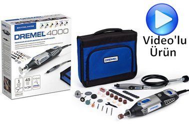DREMEL 4000 El Motoru + 45 Parça Aksesuarlı  175 Watt