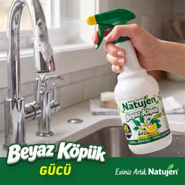 NATUJEN GENEL AMAÇLI TEMİZLEYİCİ (BEYAZ KÖPÜK GÜCÜ) 1000 ML