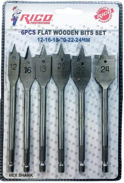 RİCO Yaprak HEX Matkap Ucu Takımı 6 Parça (013-RC1299)