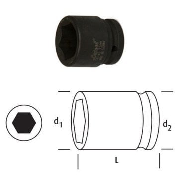 OSAKA Havalı Lokma Ucu 1/4''