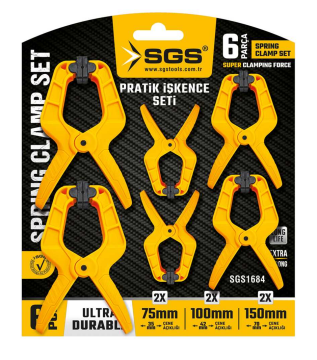 SGS1684 - Mandal Tipi Pratik İşkence Seti 6 Parça