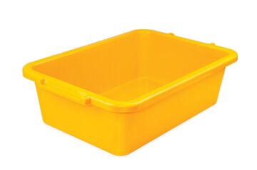 SGS987 - Sarı Çok Amaçlı Tekne Kova 35 Litre - Sıva Alçı Boya Badana Temizlik Teknesi