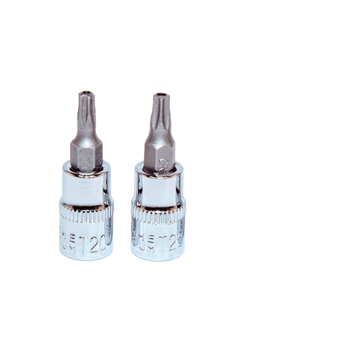 1/4inç Star Delikli Torx CrV Lokmalar TS20H