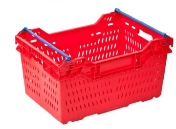 HİPAŞ E-6430 Yanları ve Altı Delikli Plastik Kasalar