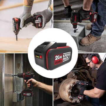 Kress KAB25 20Volt 8.0Ah Li-ion Kross Pack Profesyonel Yedek Akü