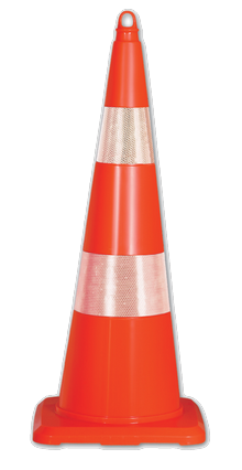 HİPAŞ 12325 TK R2  Esnek 2 Reflektörlü Trafik Hunisi 90CM