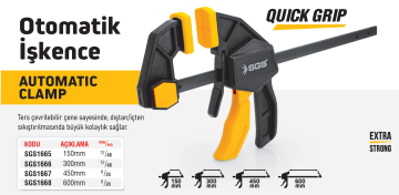 SGS1668 - 450mm Otomatik İşkence - AUTOMATIC CLAMP