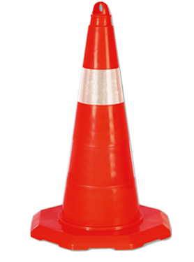HİPAŞ 12330 TK R1  Esnek 1 Reflektörlü Trafik Hunisi 52Cm