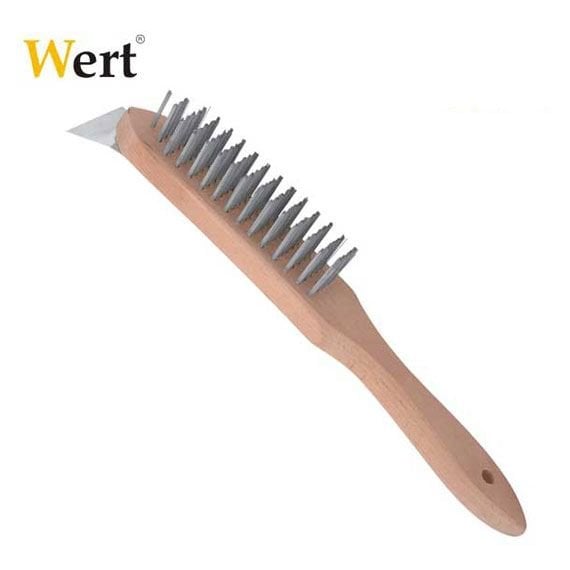 WERT Tel Fırça Ahşap Saplı