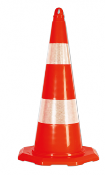 HİPAŞ 12337 TK R2  Esnek 2 Reflektörlü Trafik Hunisi 70 Cm