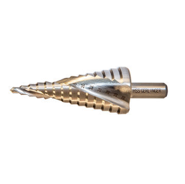 GERLİNGER Spiral Kanallı Kademeli Matkap Ucu 4 - 30 mm