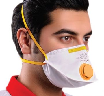 Starline Ventilli Katlanabilir Toz Maskesi Turuncu (60 Adet)