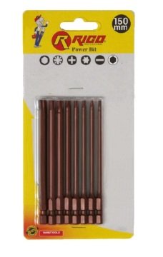 Rico 8 Parça Kaplamalı Torx Bits Seti 150 mm (005-KK1124)