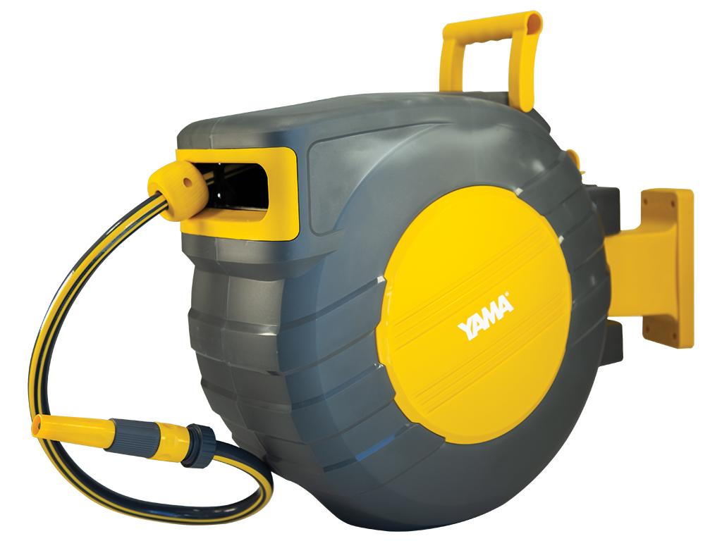 YAMA YHMS3058 - Makaralı Bahçe Sulama Su Hortumu 30+2 METRE (Yavaş Toplamalı)