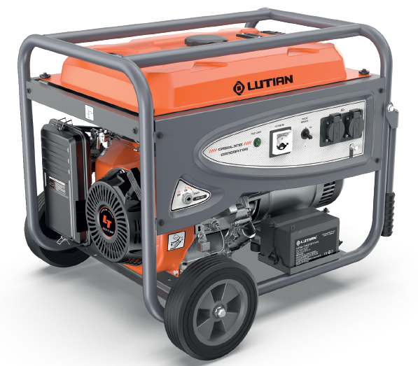 LUTİAN  7.5 kW EURO V(5) Motor Monofoze Marşlı Benzinli Jeneratör (LT9000EN-4)