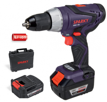 SPARKY Akülü Darbeli / Vidalama / Delme Li-on 18 Volt / 2,6 Amper
