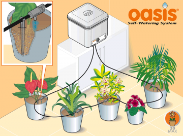 CLABER OASIS Otomatik Saksı Sulama ve Damlama Sistemi 25 Litre