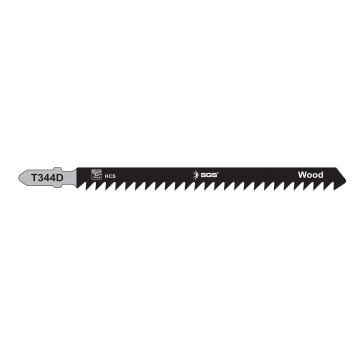 SGS2704 - (T344D) Dekupaj Ağzı Ahşap Kesme Ucu 132mm x 9.5mm (5 Adet Fiyatı)
