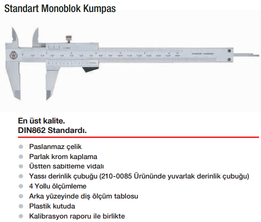 WERKA Mekanik Standart Monoblok Kumpas