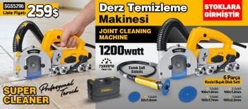SGS5296 - Profesyonel Derz Temizleme ve Kesme Makinası 1200 Watt