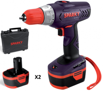 SPARKY Akülü Vidalama / Delme Ni-Cd 14.4 Volt / 1,5 Amper