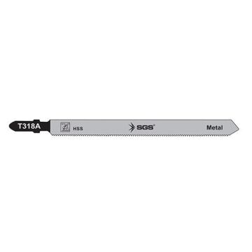 SGS2707 - (T318A) Dekupaj Ağzı Metal Kesme Ucu 132mm x 9.5mm (5 Adet Fiyatı)