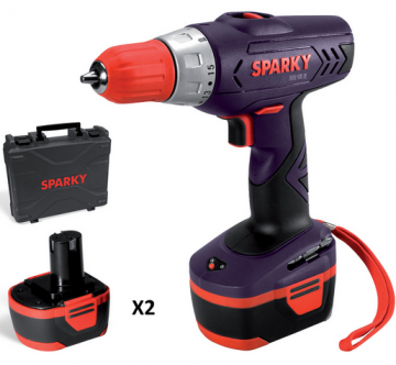 SPARKY Akülü Vidalama / Delme Ni-Cd 14.4 Volt / 2 Amper