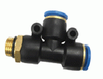 Pnömatik Yan Bacak Te 1/8'' - 8