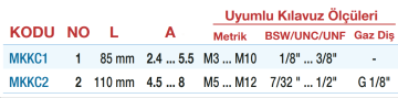 MAIER Cırcırlı Kılavuz Kolu