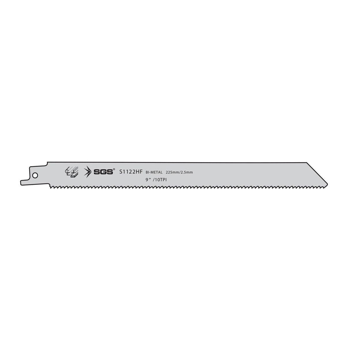 SGS 2713 (S1122HF) Tilki Kuyruğu Metal Kesme Ucu 225mm - 2.5mm (5 li Paket)
