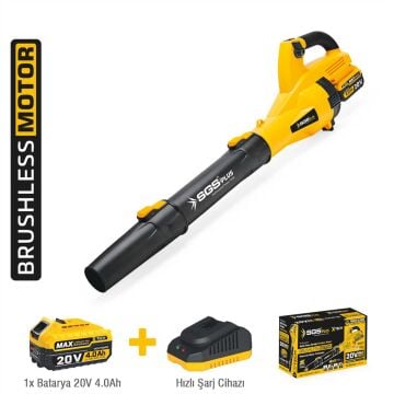 SGS5571 - 20 Volt 4 Amper Akülü Yaprak Hava Üfleme Makinesi Kömürsüz Motor