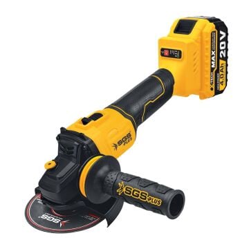 SGS5510 - 20 Volt 4 Amper 115mm Akülü Avuç Taşlama Makinası - Kömürsüz Motor