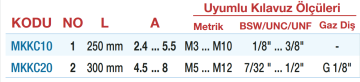 MAIER Uzun Cırcırlı Kılavuz Kolu
