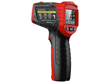 WERKA -50...+550 Derece Kızılötesi Sıcaklık Ölçer Infrared Termometre (523-5055)