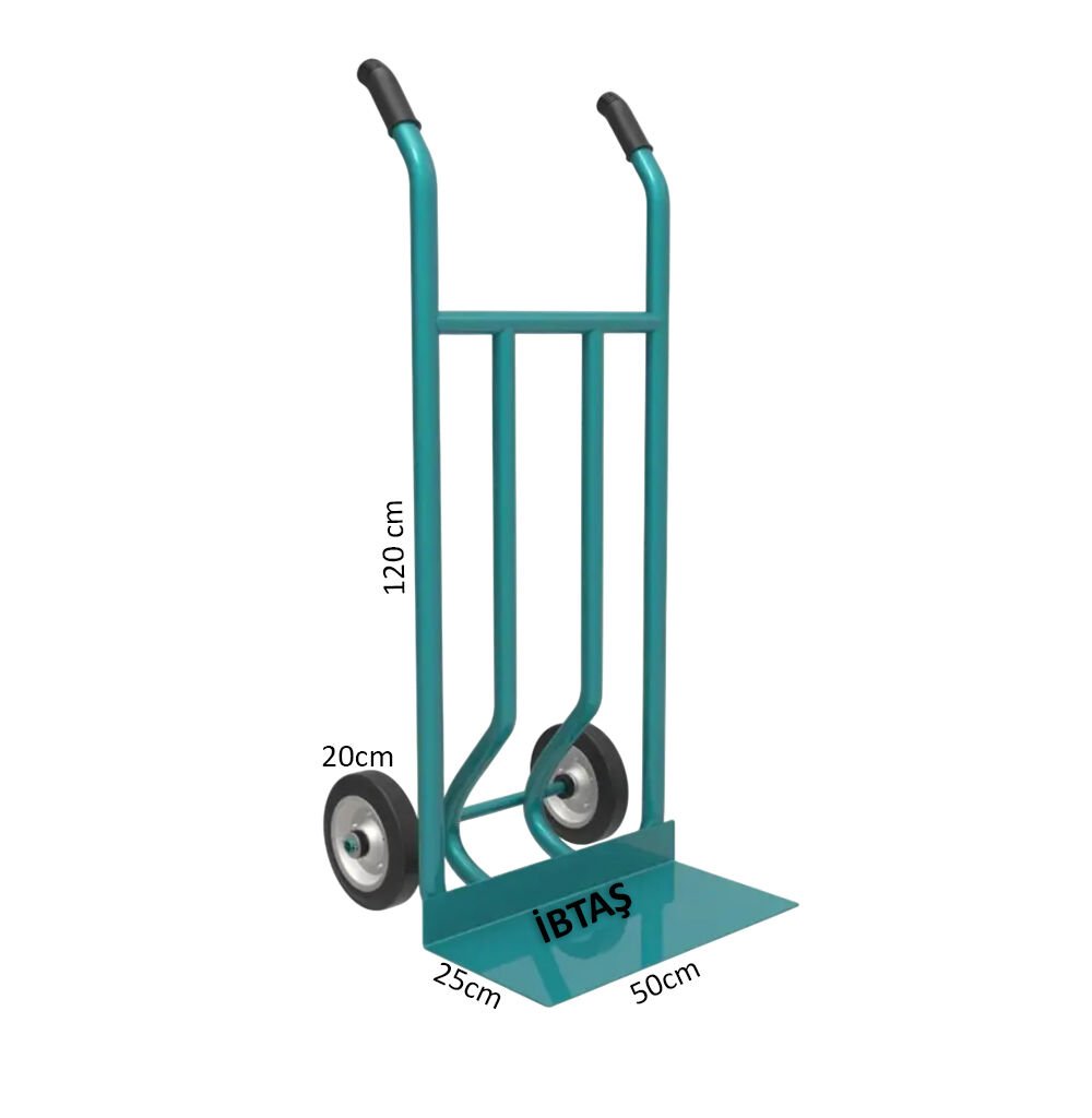İBTAŞ 250 KG 2 Tekerli Koli Eşya Malzeme Kargo Taşıma EL Arabası