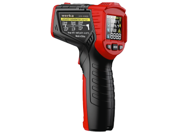 WERKA -50...+800 Derece Kızılötesi Sıcaklık Ölçer Infrared Termometre (523-5080)