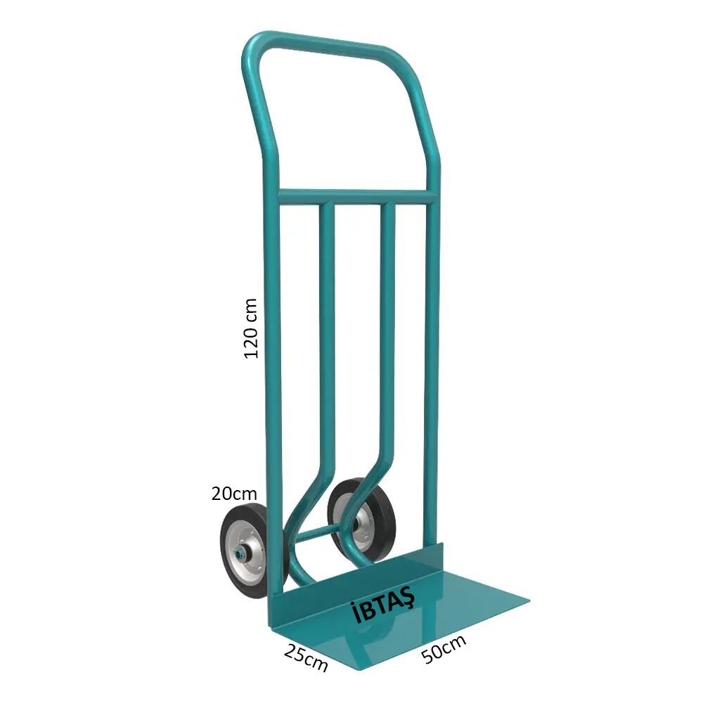İBTAŞ 250 KG Ergonomik Koli Eşya Malzeme Kargo Taşıma EL Arabası 2 Tekerli