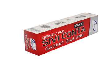 ByBEST 45 Gram Kırmızı Sıvı Conta Yapıştırıcı (300 Derece Isıya Dayanıklı)