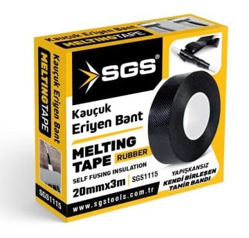 SGS1115 - Kauçuk Eriyen Bant 20mm - 3 Metre